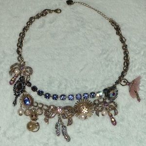 Auth Betsey Johnson Tzarina Ballet Necklace